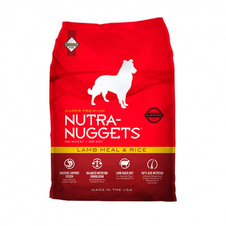 Nutra-Nuggets Perros Fórmula Cordero y Arroz